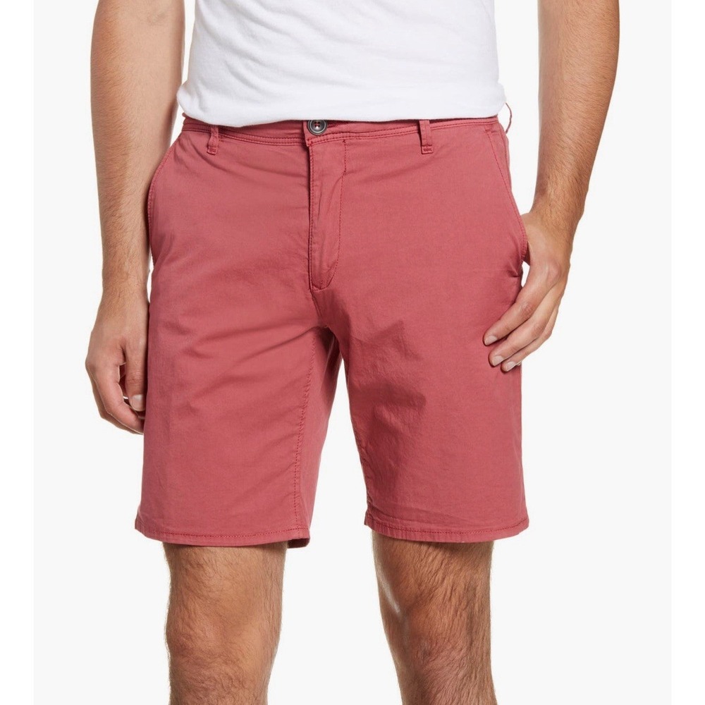 NEW Rodd and Gunn Men's 42 The Peaks Flat Front Regular Chino Casual Shorts 9"